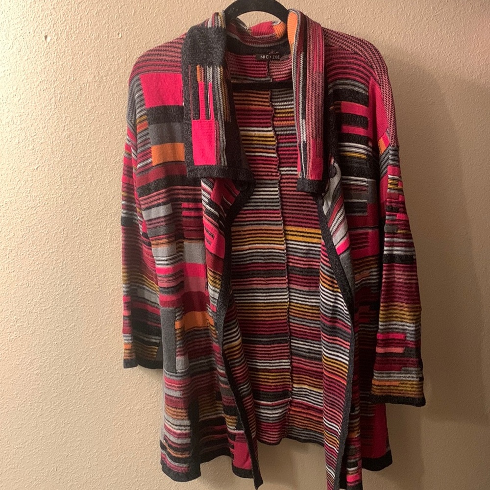 Beautiful colorful long cardigan